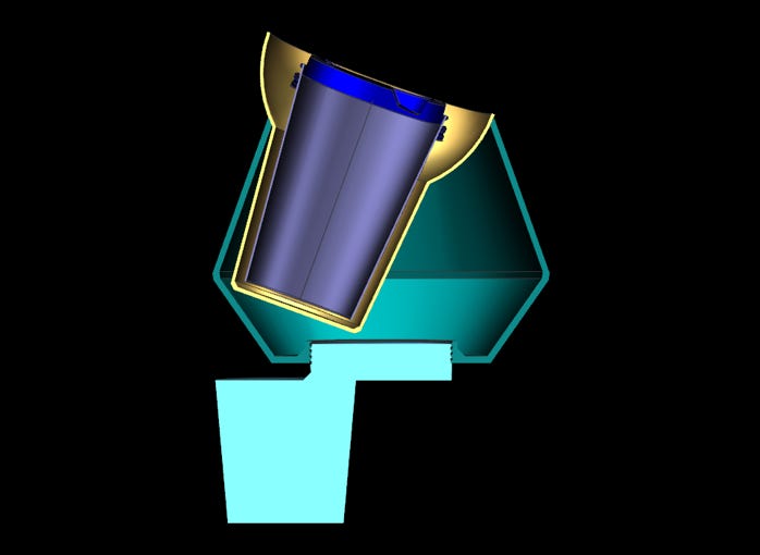 Gimbal cross-section